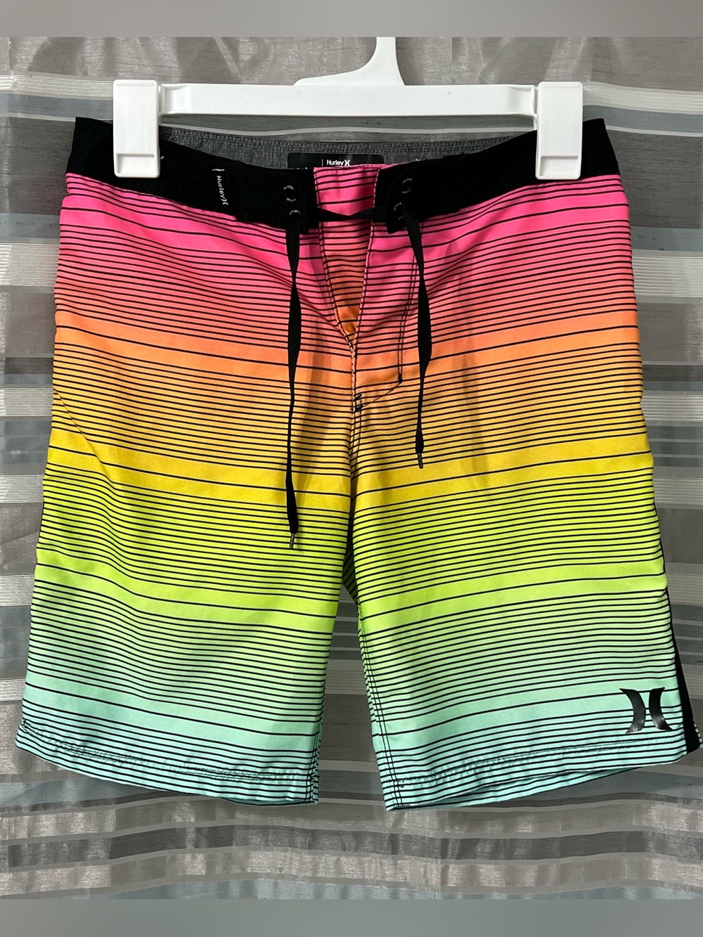 Hurley Boys Striped Shoreline Boardshorts - Multicolor